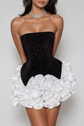 Danni Strapless Rhinestone Top