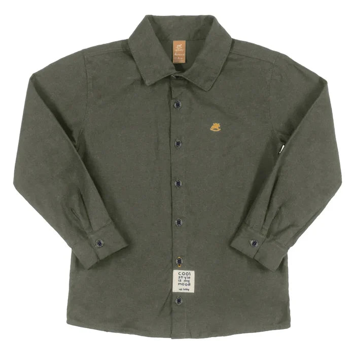 Dino Flannel Shirt, 2-8yrs