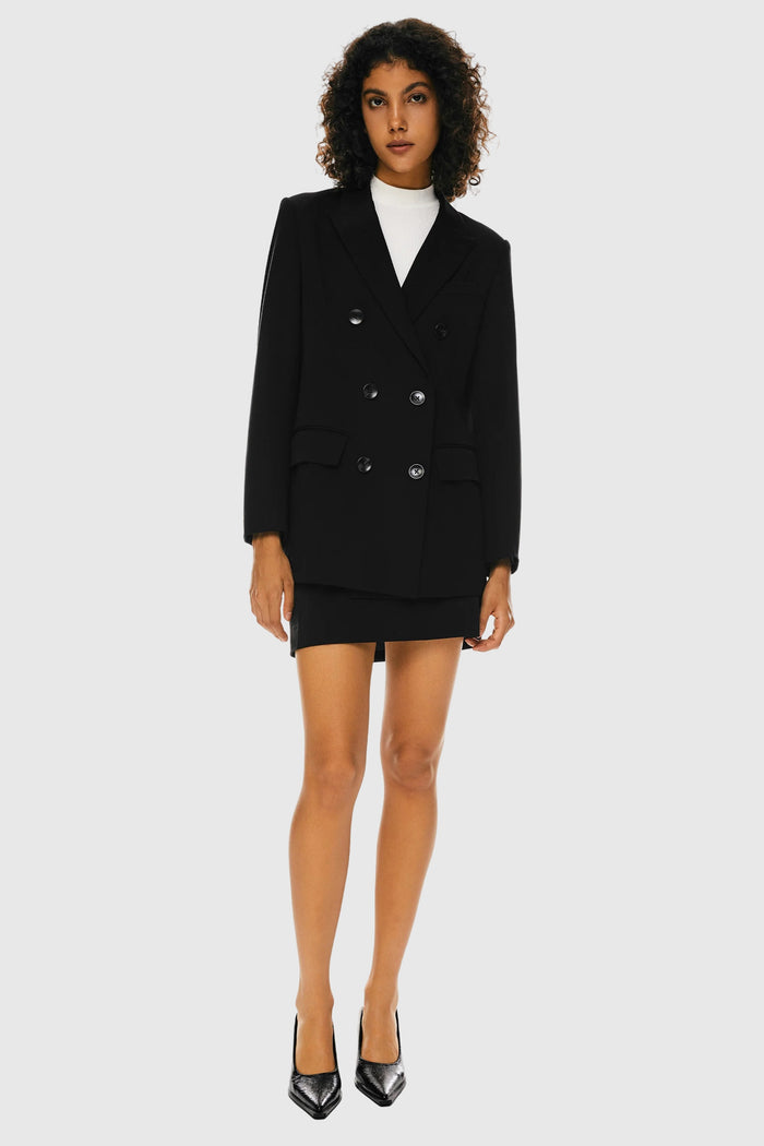 Orolay-Double-Breasted-Business-Blazer-#color_Black