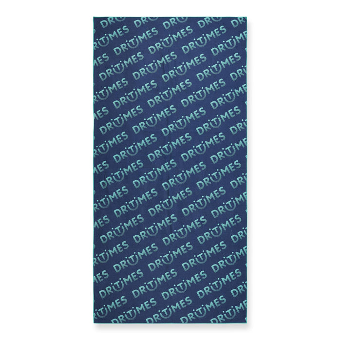 DT25 | Navy Green Stripe Beach Towel