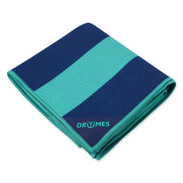 DT25 | Navy Green Stripe Beach Towel