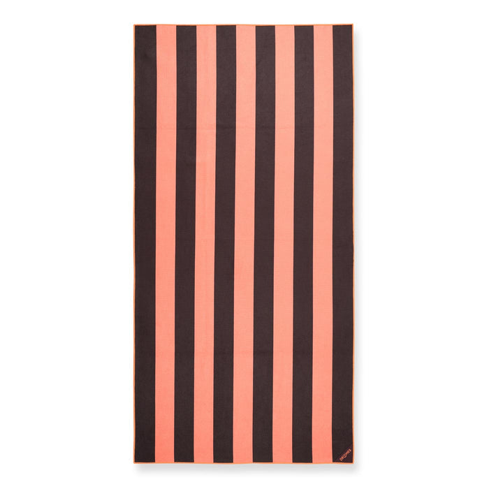 DT25 | Orange Mocha Stripe Beach Towel