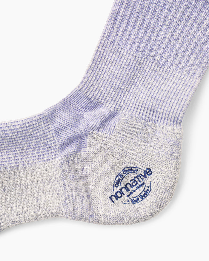 Dweller Socks Mid C/P/P Woven Lilac