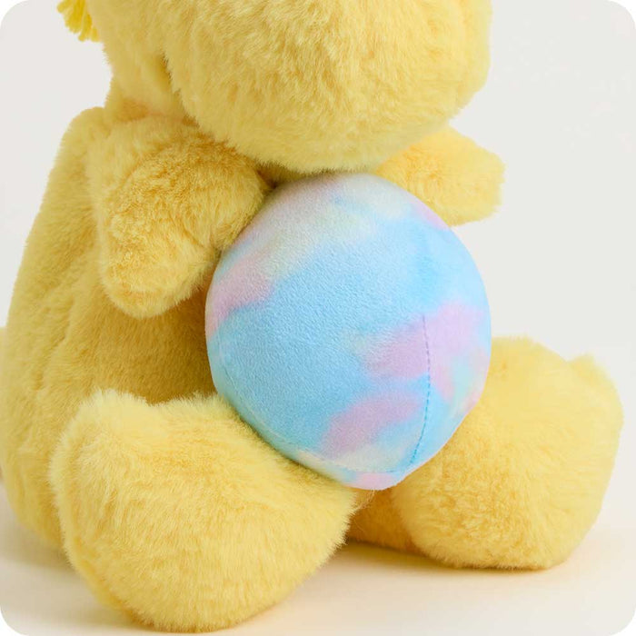 Woodstock Easter Egg plush close-up