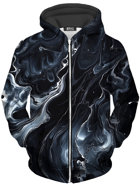 Eclipse Flow Unisex Zip-Up Hoodie iEDM Epic Hoodie