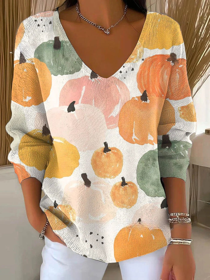 Elise| V-neck Sweater
