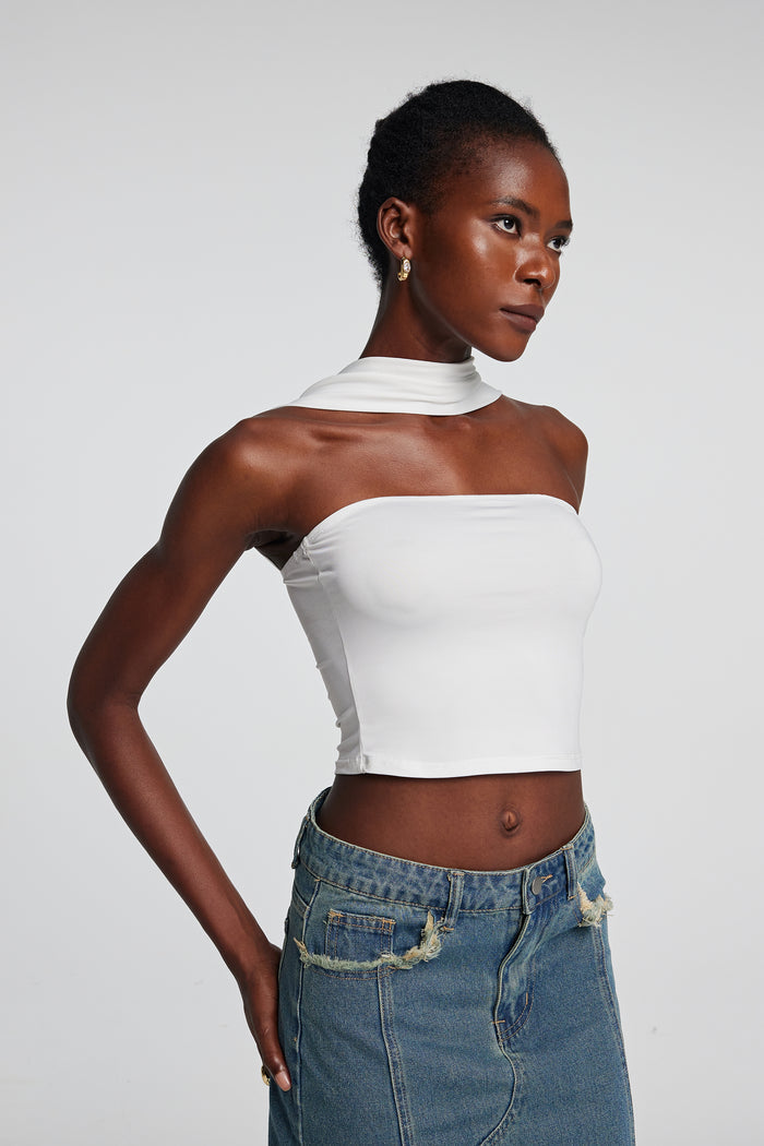 Emmie Sleeveless Bodycon Ruch Top