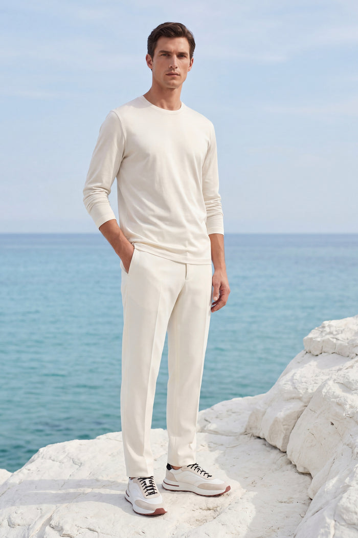Eterna Longsleeve White