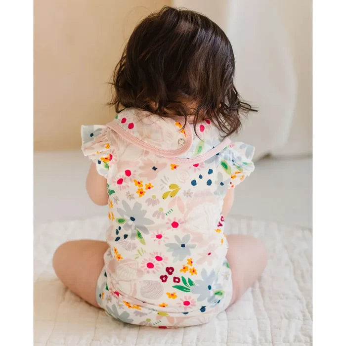 Floral Shell Bodysuit 0-24mths