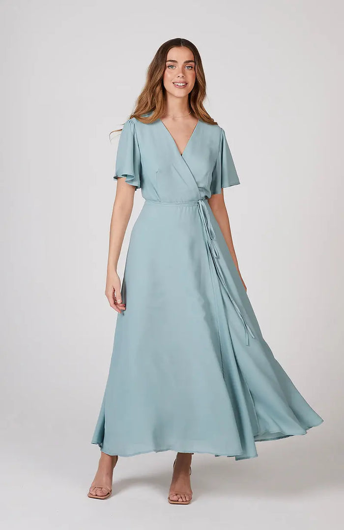 Florence Dress in Marine Green Rewritten London