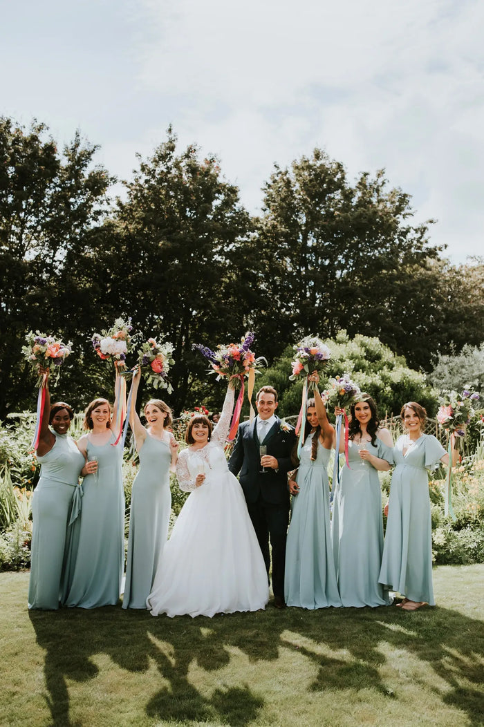 Florence Dress in Marine Green Rewritten London