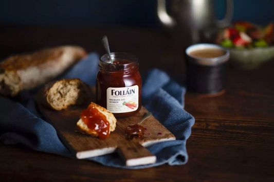 Folláin Rhubarb & Ginger Jam