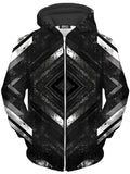 Fractured Core Unisex Zip-Up Hoodie iEDM Epic Hoodie