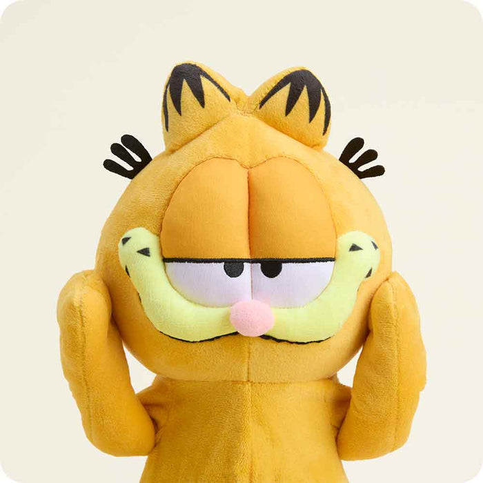 Garfield stuffed animal warmies face detail