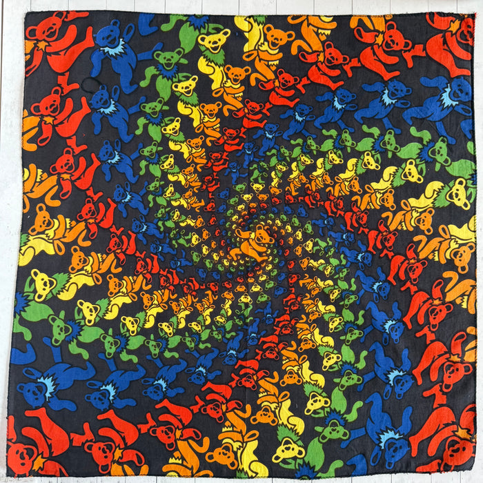 Grateful Dead Bears Spiral 🐻 🌀 Bandana Headband-Final Sale
