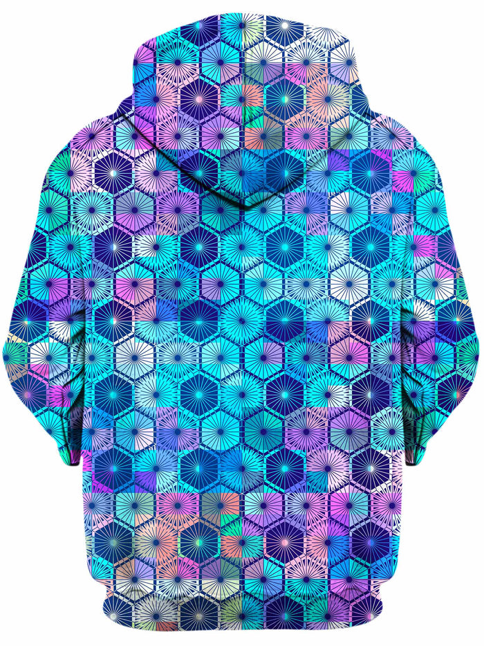 Hexa Haze Unisex Zip-Up Hoodie Art Designs Works Epic Hoodie