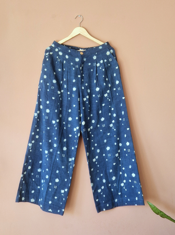 ira pants - kala cotton ajarakh (bloom)