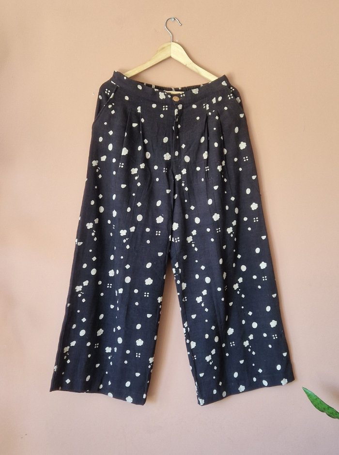 ira pants - kala cotton ajarakh (bloom)