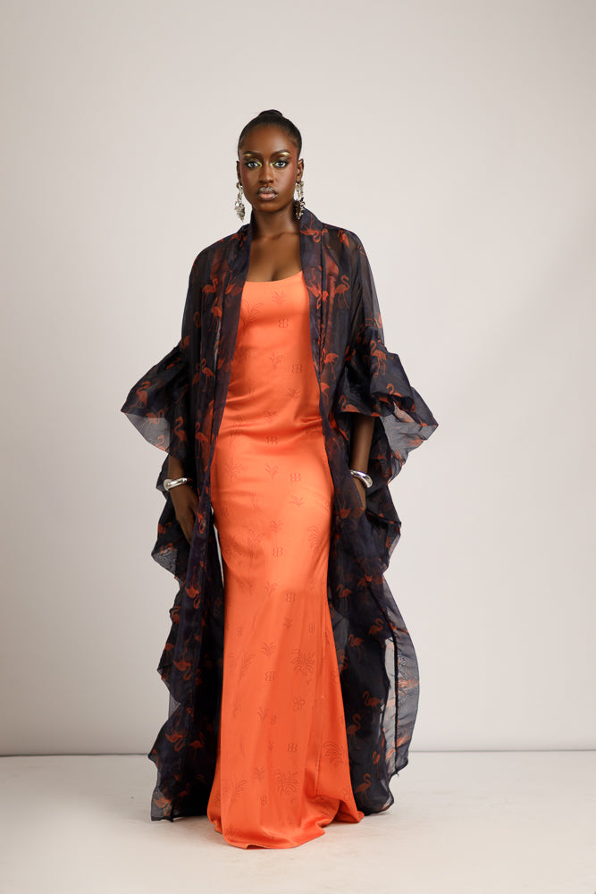 JBUMS  DRESS - ORANGE