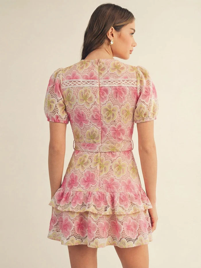 Just Me Floral Mini Dress-Cute-Trendy-Shop-Womens-Boutique-Clothing-Store