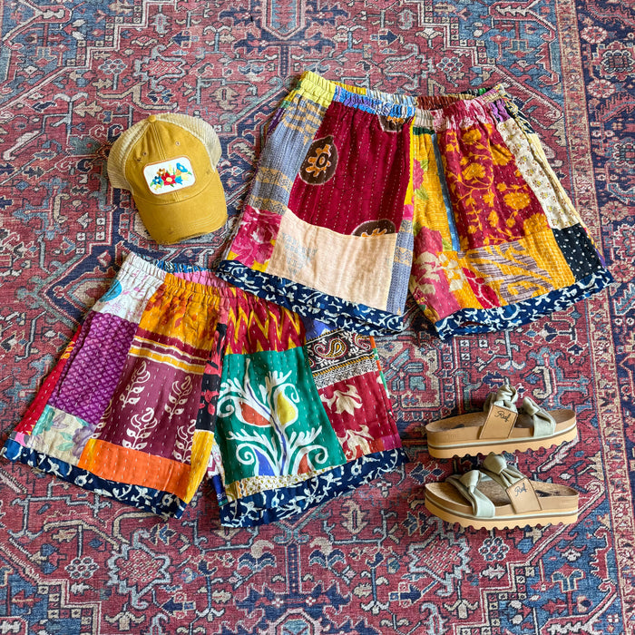 Kantha Summer Solstice Shorts - Final Sale