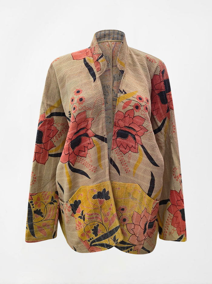 kantha vintage short jacket karuna (summer)