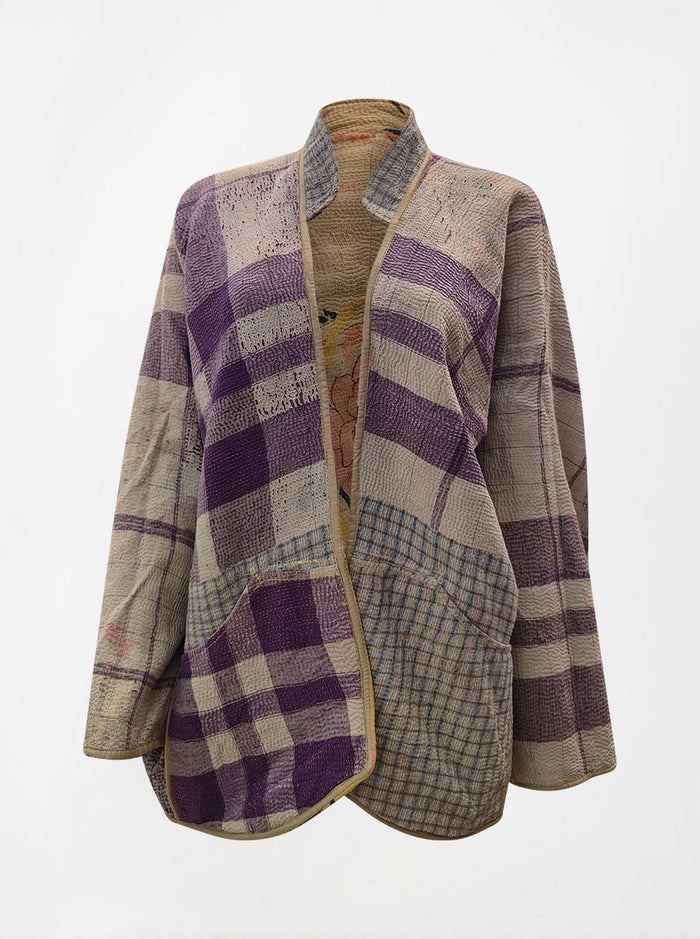 kantha vintage short jacket karuna (summer)