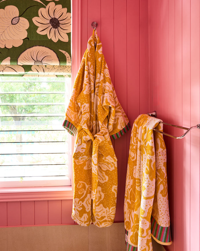 Kip&Co x Anna Spiro Elsternwig Fig Terry Bath Robe