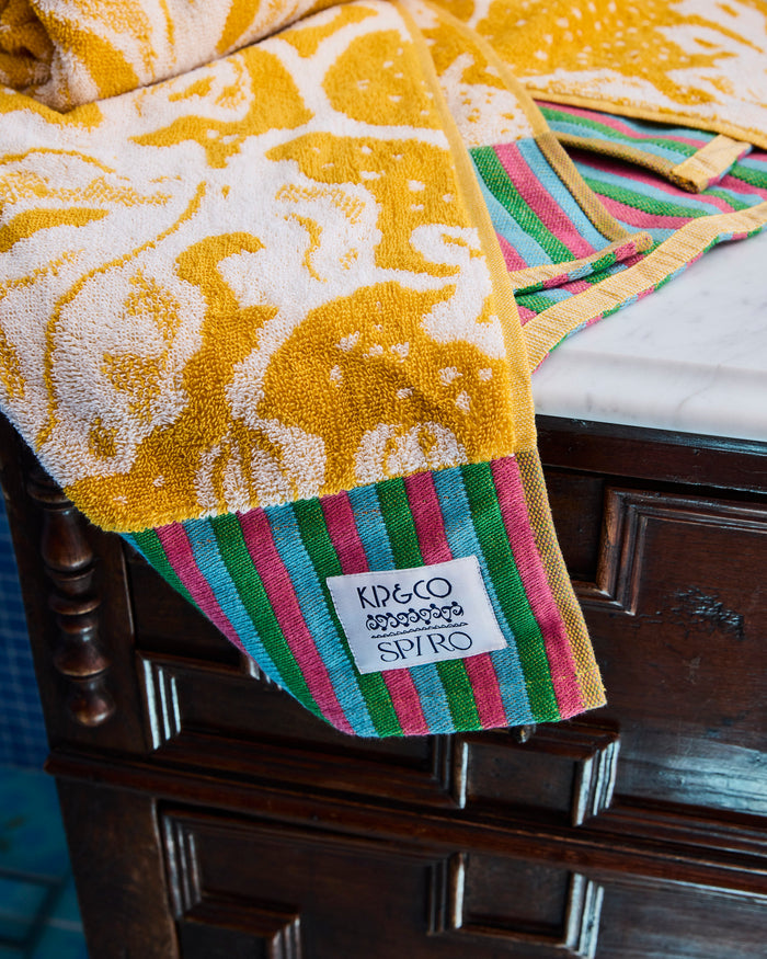 Kip&Co x Anna Spiro Elsternwig Fig Terry Bath Sheet