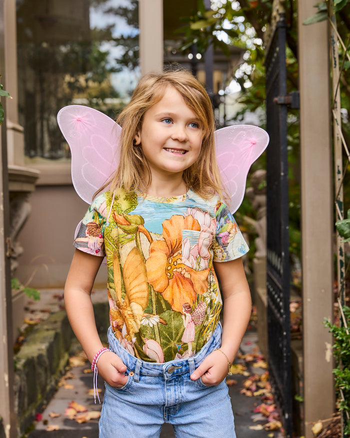 Kip&Co x Fairyland Fairy Garden Kids Organic Cotton T-Shirt