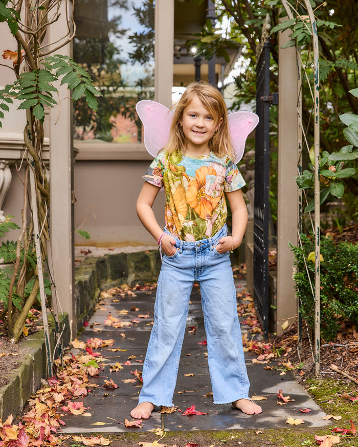 Kip&Co x Fairyland Fairy Garden Kids Organic Cotton T-Shirt