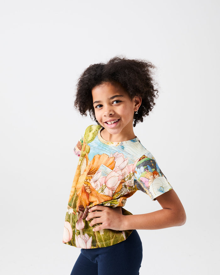 Kip&Co x Fairyland Fairy Garden Kids Organic Cotton T-Shirt