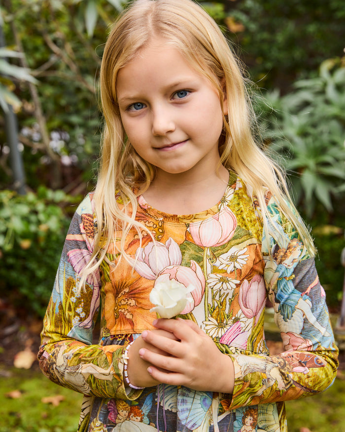 Kip&Co x Fairyland Fairy Garden Organic Cotton Everyday Dress