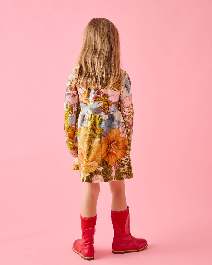Kip&Co x Fairyland Fairy Garden Organic Cotton Everyday Dress