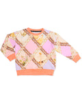 Kip&Co x Fairyland Flower Chain Harlequin Organic Cotton Sweater