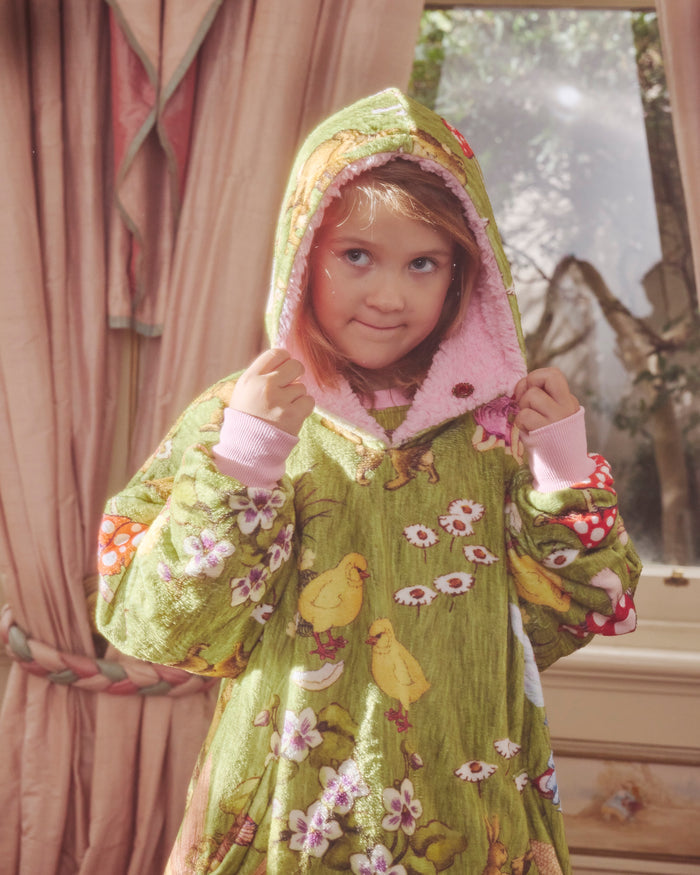 Kip&Co x Fairyland Frolicking In The Fields Kids Oversized Hooded Kuddle