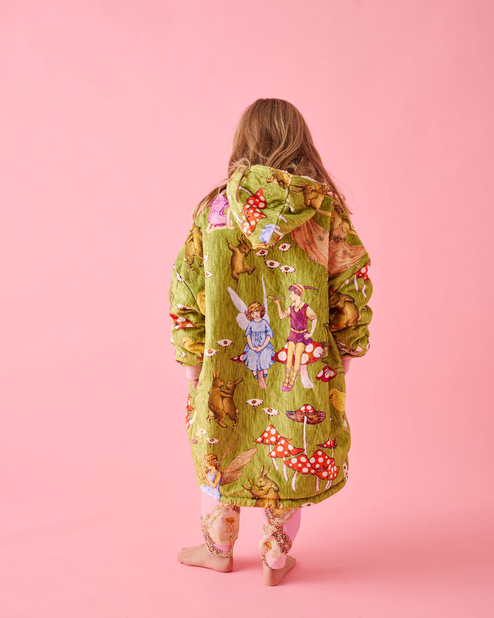 Kip&Co x Fairyland Frolicking In The Fields Kids Oversized Hooded Kuddle