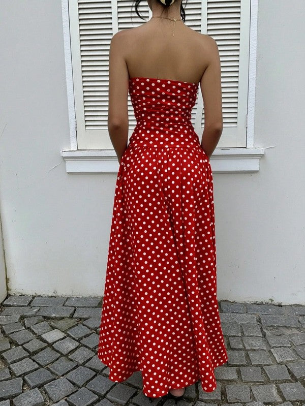 Leisurely Fun Red Polka Dot Maxi-Red-SMALL-Cute-Trendy-Shop-Womens-Boutique-Clothing-Store