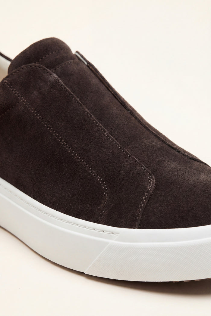 LeoMar V1 Suede Slip-On Brown