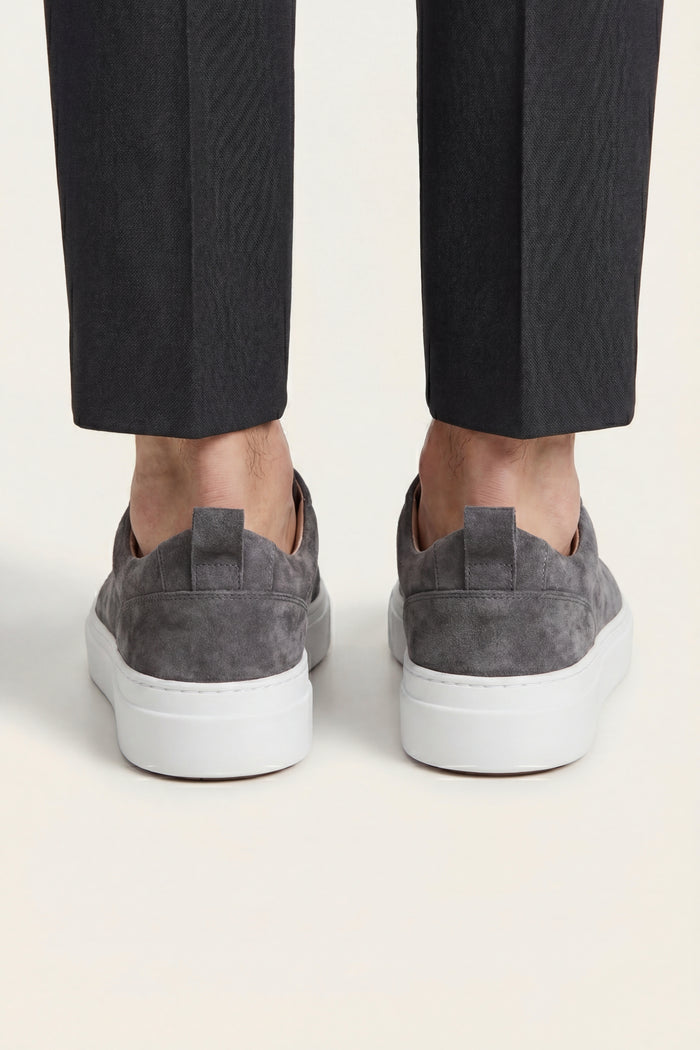 LeoMar V1 Suede Slip-On Grey