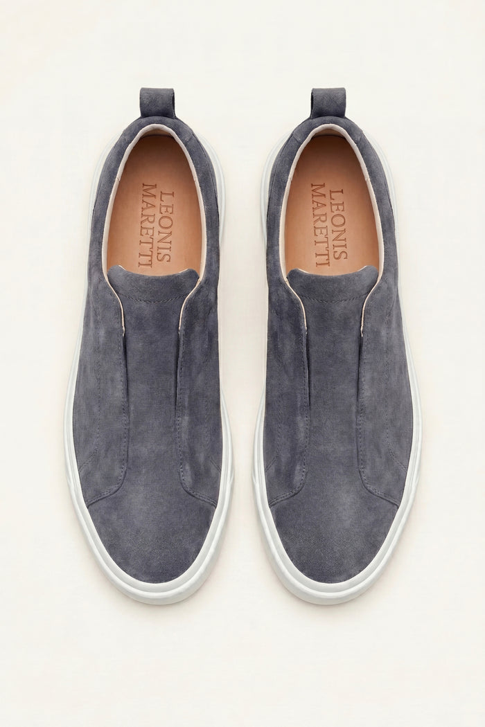 LeoMar V1 Suede Slip-On Grey