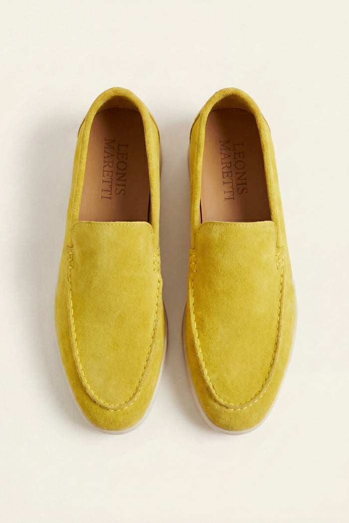 Leonis Suede Loafers Yellow