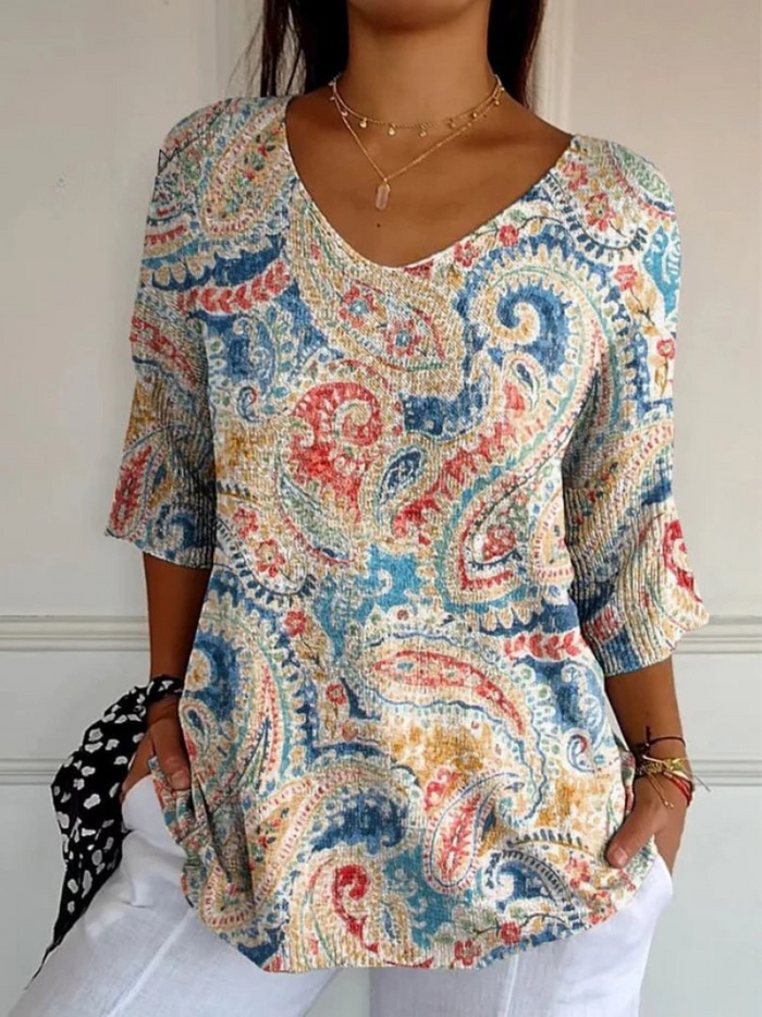 Liana – Nature-Inspired Detailing Blouse