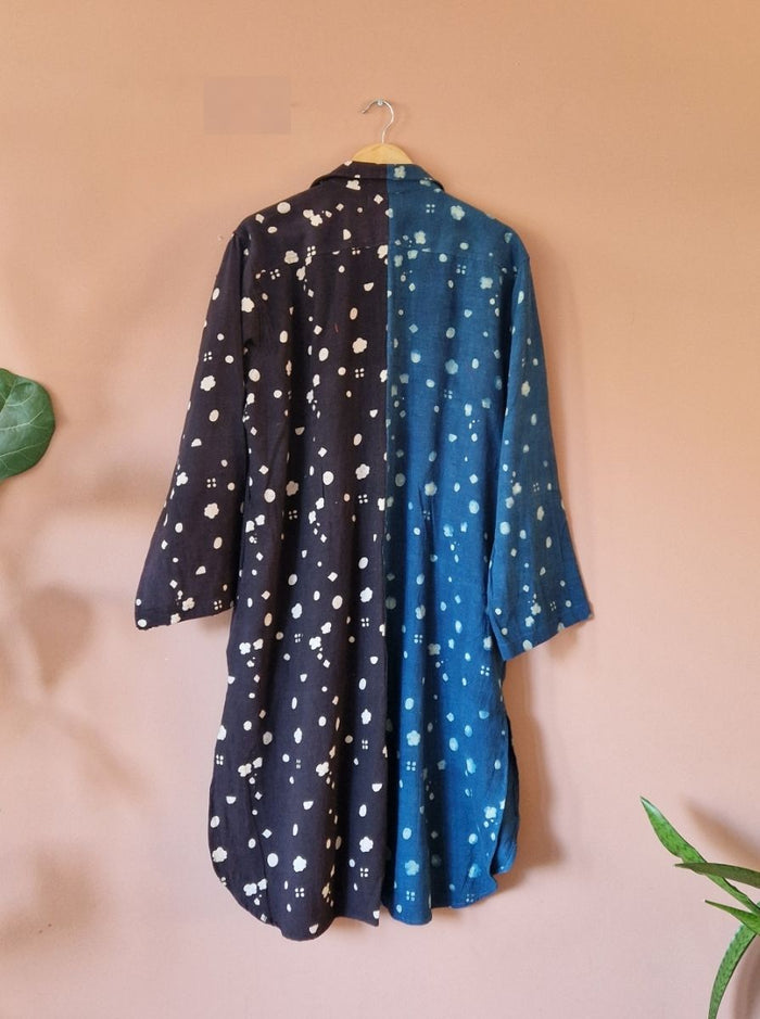 lira shirt dress - kala cotton ajarakh (bloom)