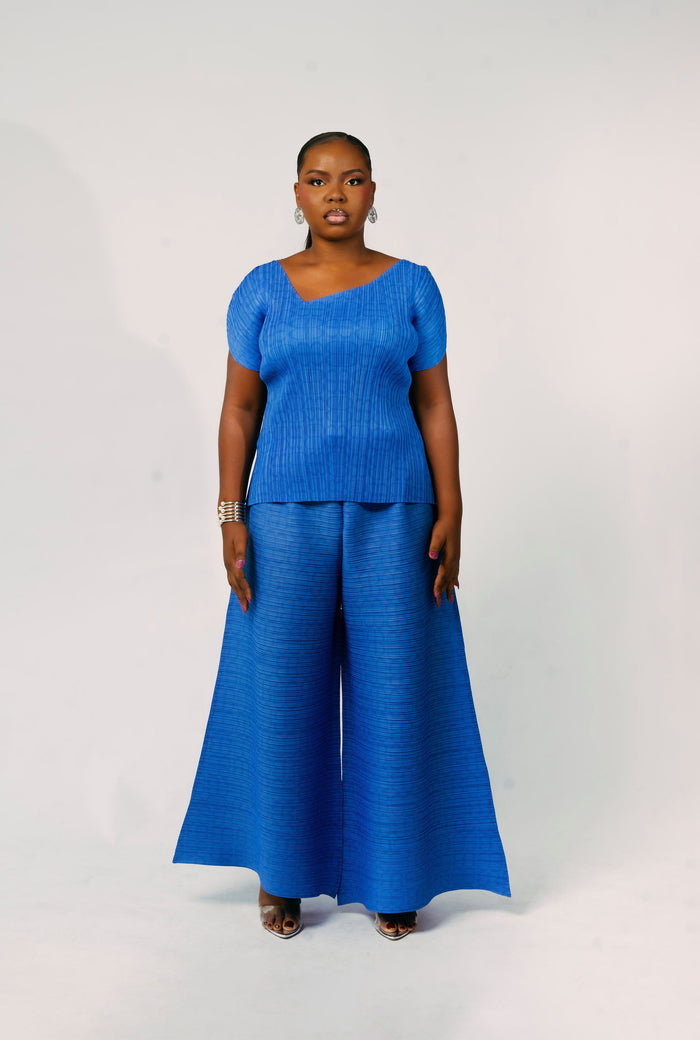 LUCIA ZUKI PANT SET - BLUE