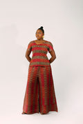 LUCIA ZUKI PANT SET - MAROON