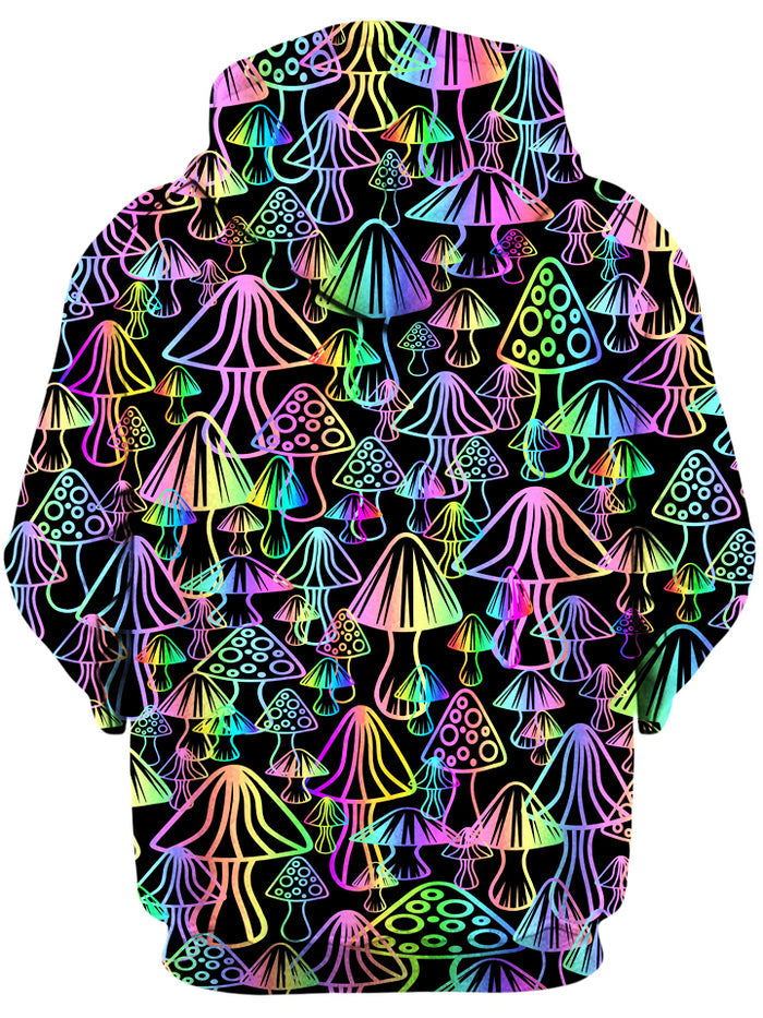 Magic Mushroom Unisex Zip-Up Hoodie Sartoris Art Epic Hoodie