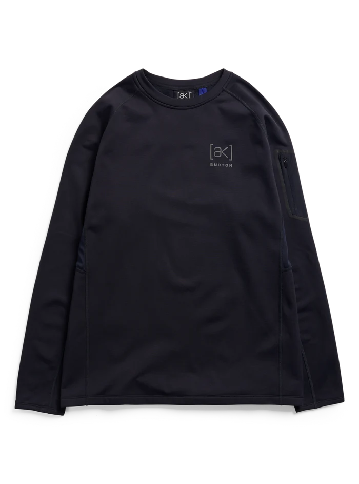 Product image of Men's Burton [ak] Baker Stretch Crewneck Fleece[Variant:True Black]