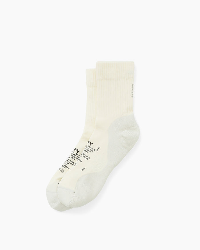 Merino Nylon Tube Socks Off White