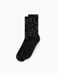 Merino Wool Grotto Mid Sock Black/Graphite